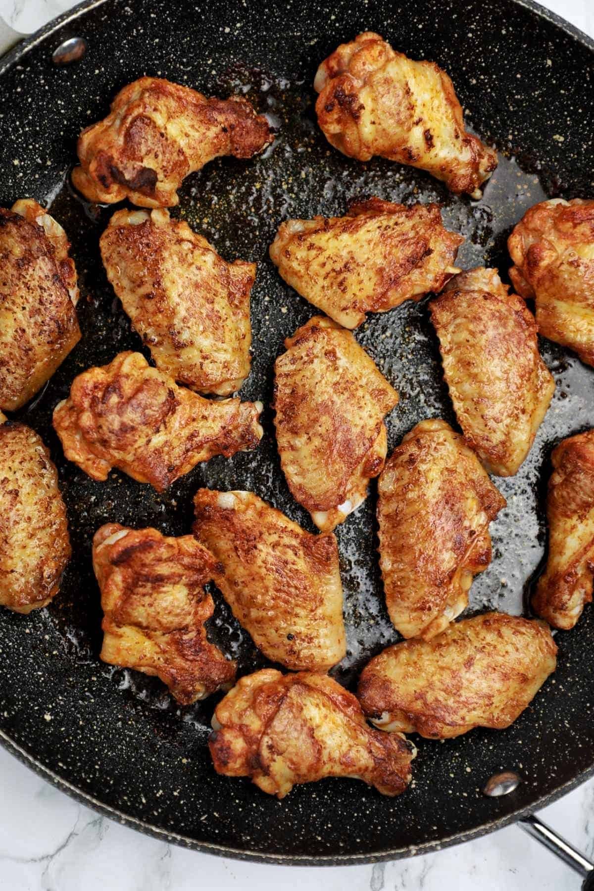 Pan Fried Chicken Wings Recipe Stove Top Wings Chicken Vibes