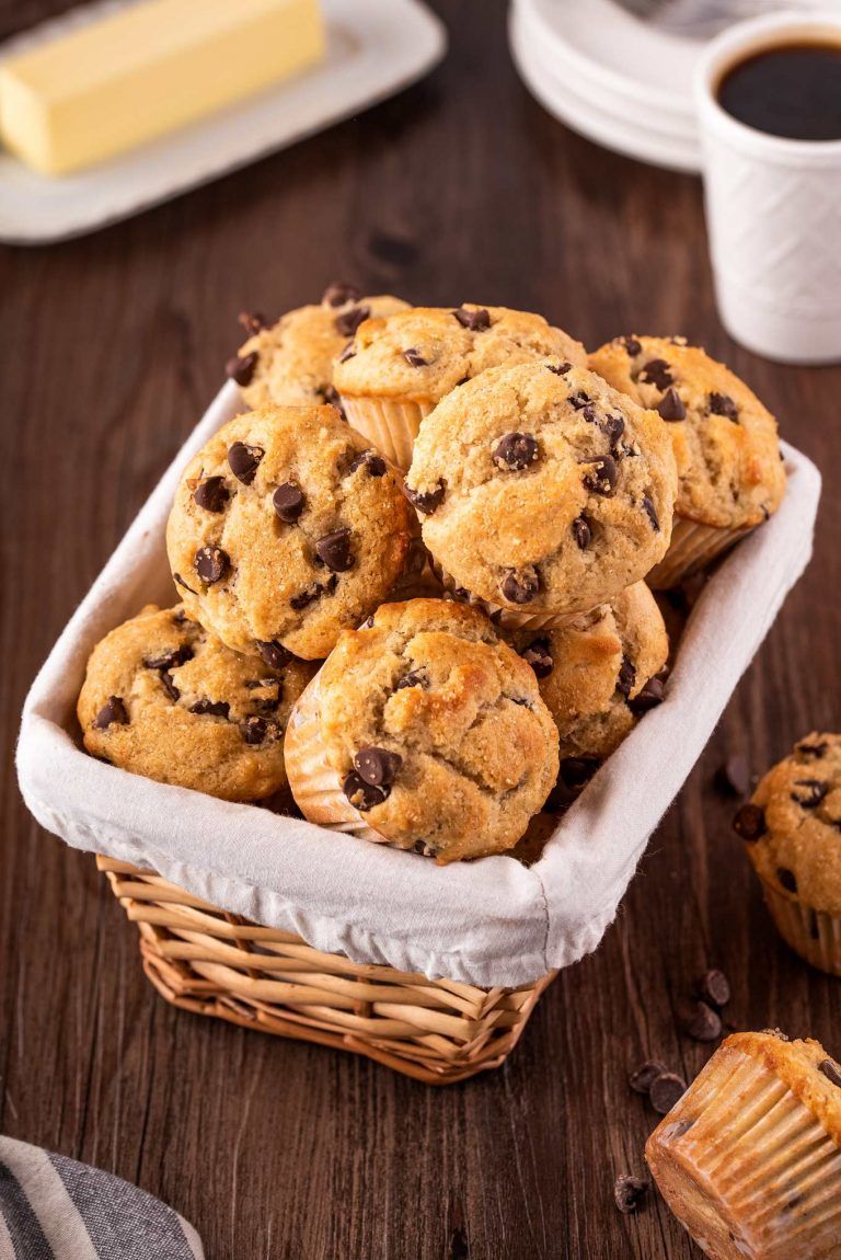 Chocolate Chip Muffins family favorite The Chunky Chef