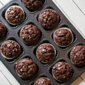 Chocolate Chunk Muffins FEATURED photo
