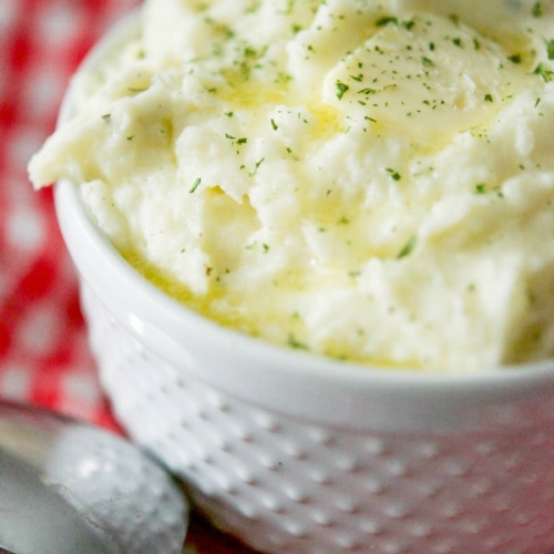 Creamy Garlic Herb Mashed Potatoes