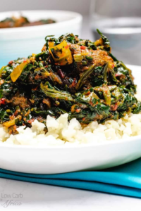 Efo riro Nigerian Spinach Stew