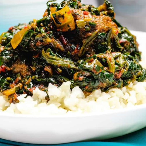 Efo riro Nigerian Spinach Stew