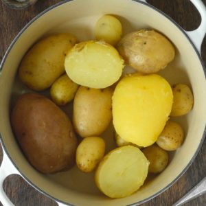 How to boil potatoes square 1