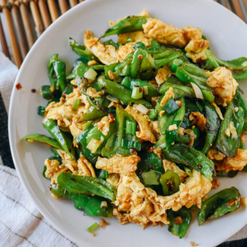 Quick Egg Stir Fry with Peppers 1